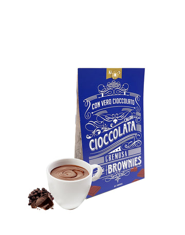 CIOCCOLATA CALDA ALL'ARANCIA CON MINI BROWNIES PER 2
