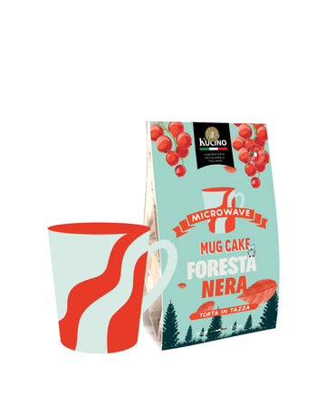 MUG CAKE FORESTA NERA - TORTA IN TAZZA FORESTA NERA - KUCINO