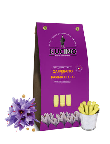 BISCOTTO SALATO ZAFFERANO E CECI - KUCINO