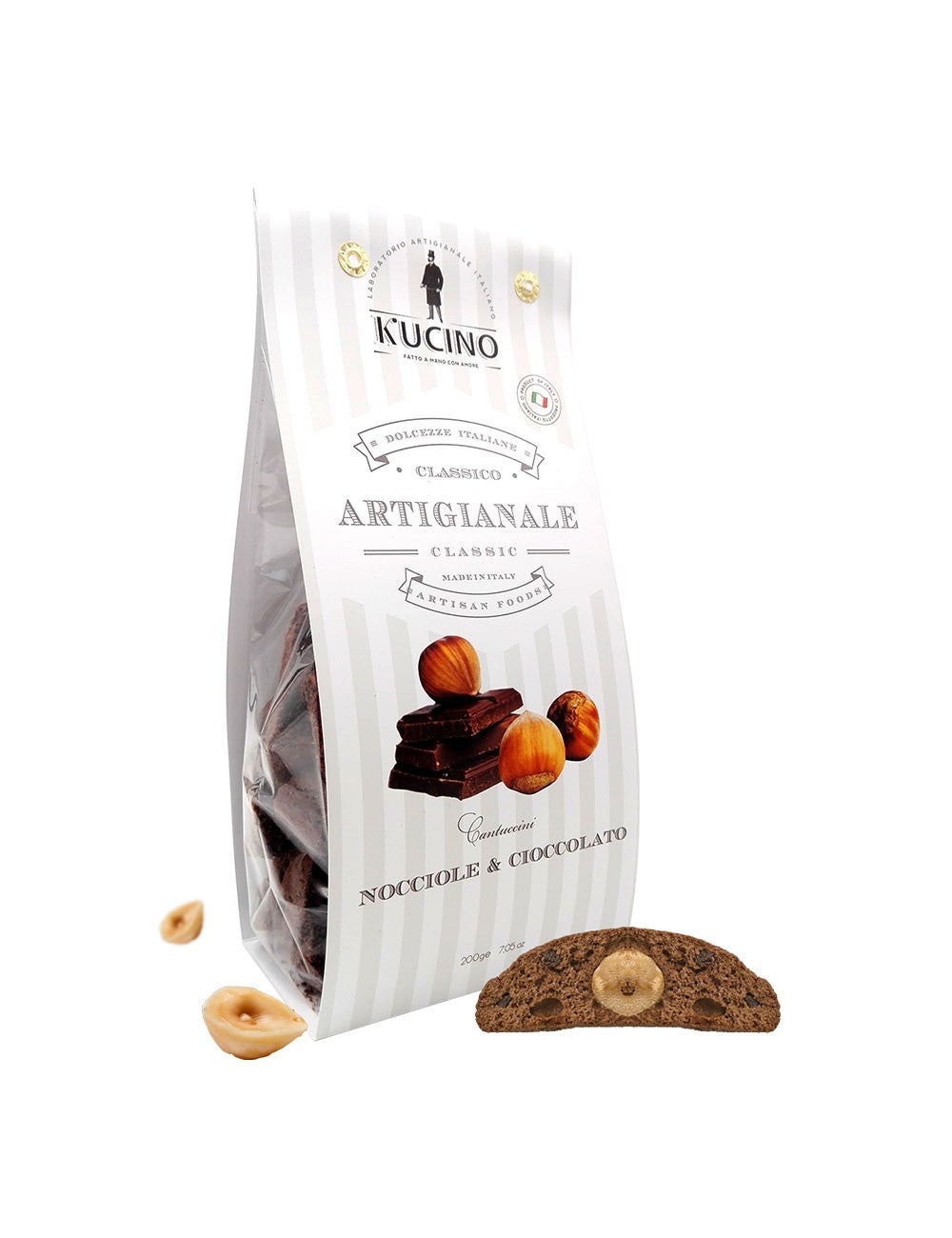 CANTUCCINI CIOCCOLATO E NOCCIOLA - KUCINO