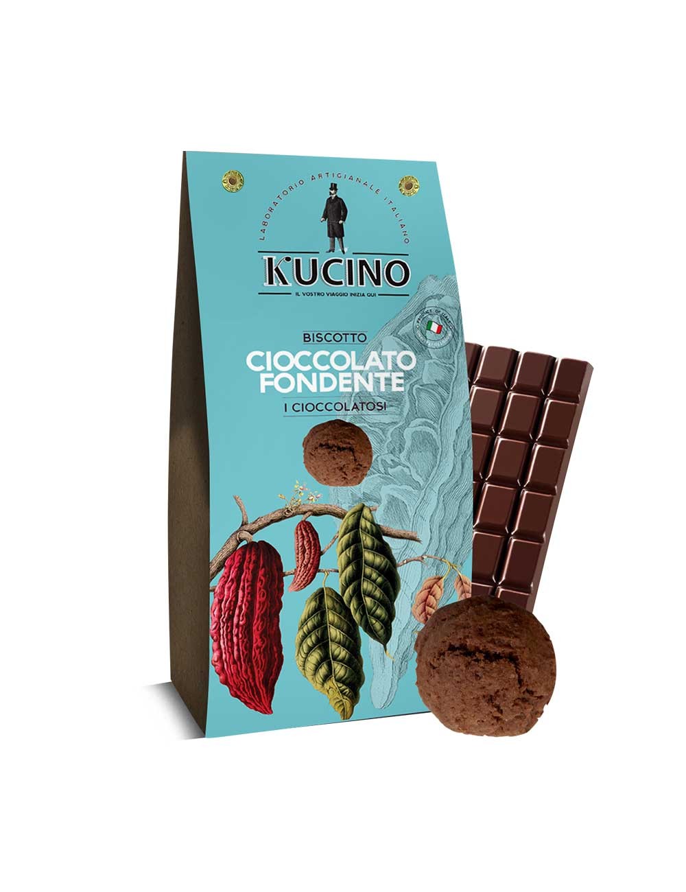 BISCOTTO CIOCCOLATO FONDENTE - KUCINO
