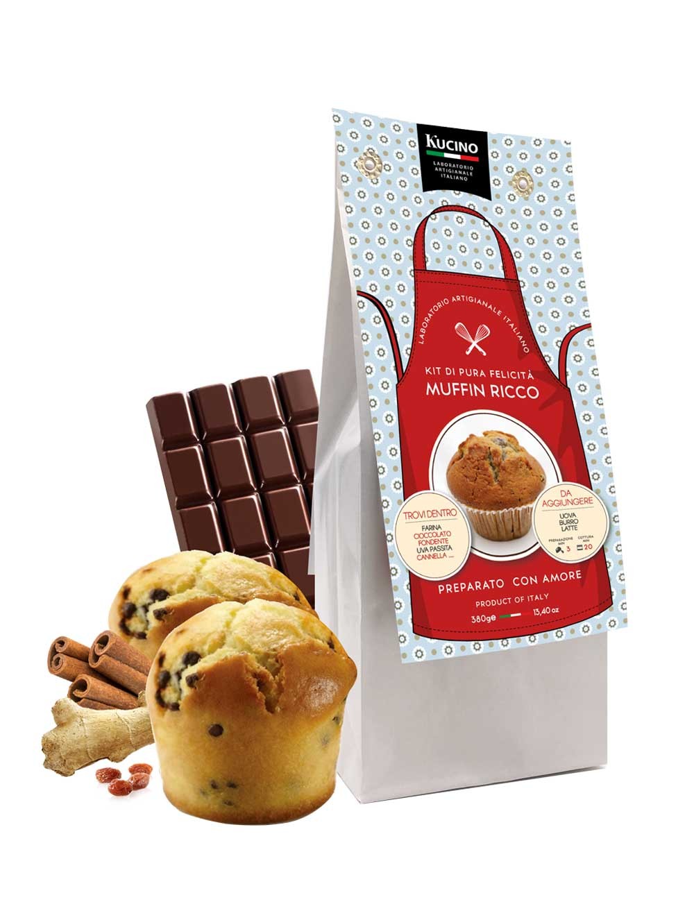 PREPARATO PER MUFFIN RICCO - KUCINO