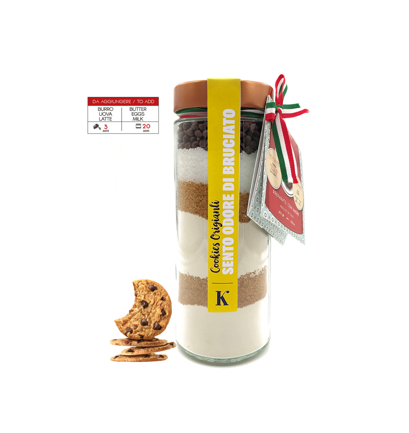 JE SENT LA PRÉPARATION DE BISCUITS BRÛLÉS DANS UN POT