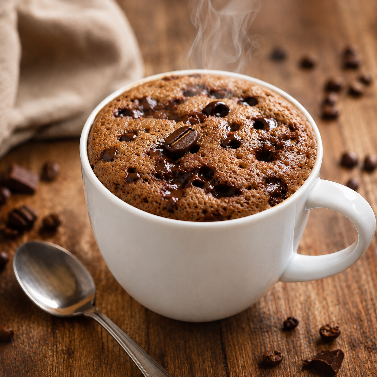 ESPRESSO MUG CAKE - COFFEE CAKE IN A MUG