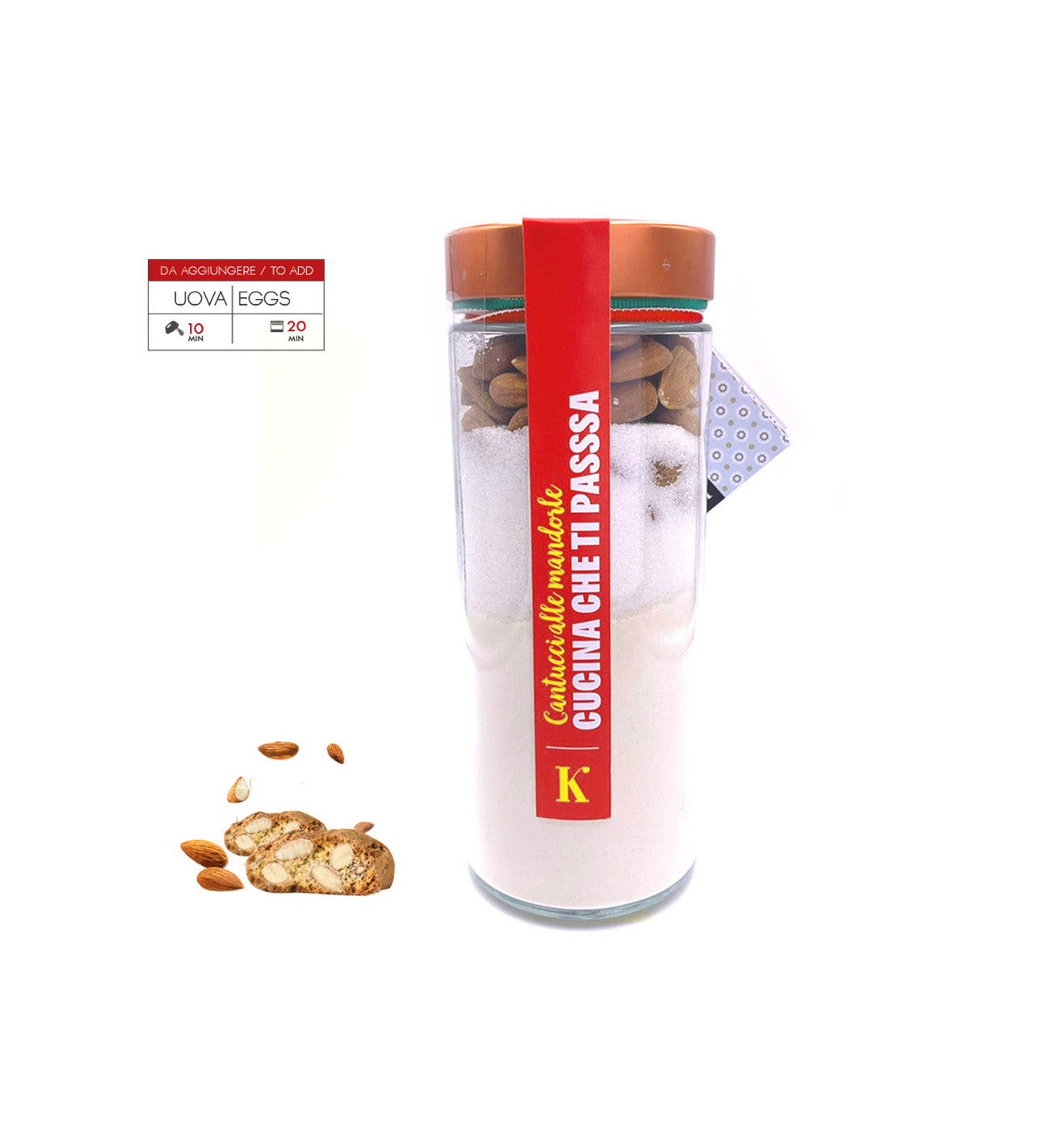 PRÉPARATION POUR CANTUCCI AMANDES EN POT