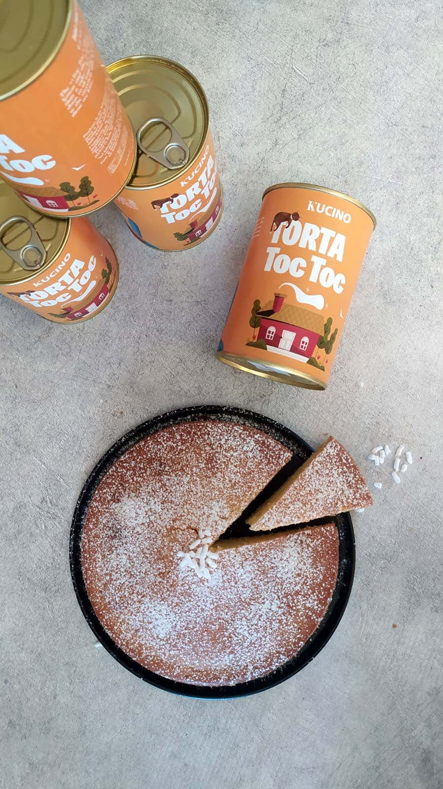 TORTA TOC TOC Torta al limone e granella di zucchero
