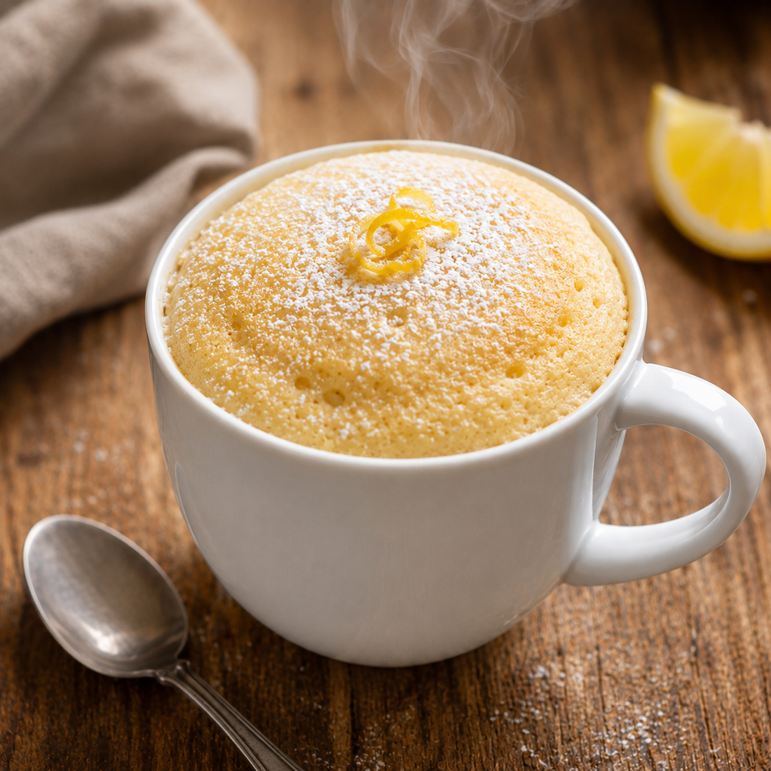 MUG CAKE LEMON  - TORTA IN TAZZA LEMON - KUCINO