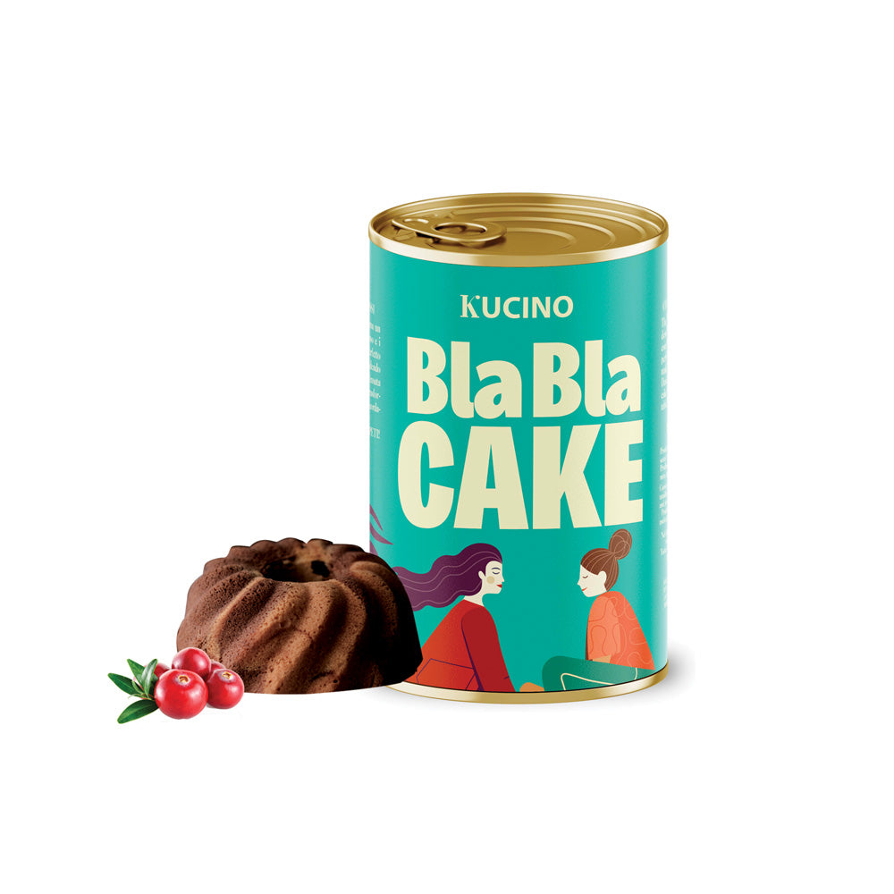 BLA BLA CAKE Torta al cacao e mirtilli rossi
