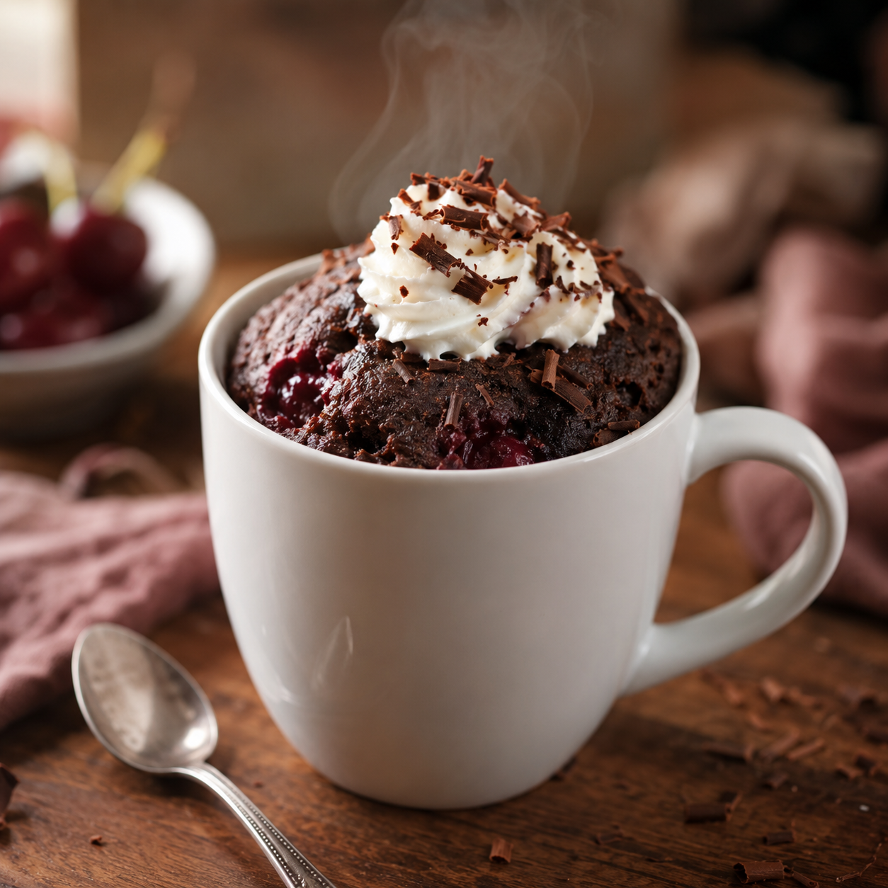 Mug Cake Foresta Nera - Torta in Tazza Microonde 2 min 100g | Kucino