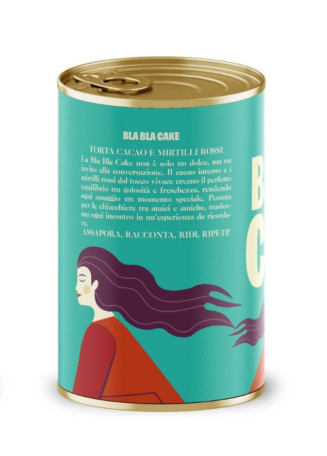 BLA BLA CAKE Torta al cacao e mirtilli rossi