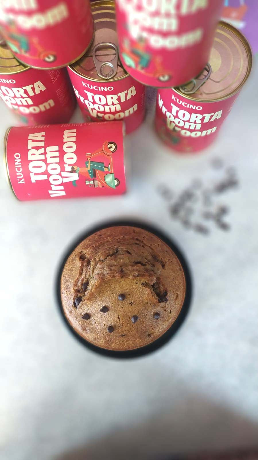 TORTA VROOM VROOM Torta al caffè e gocce di cioccolato