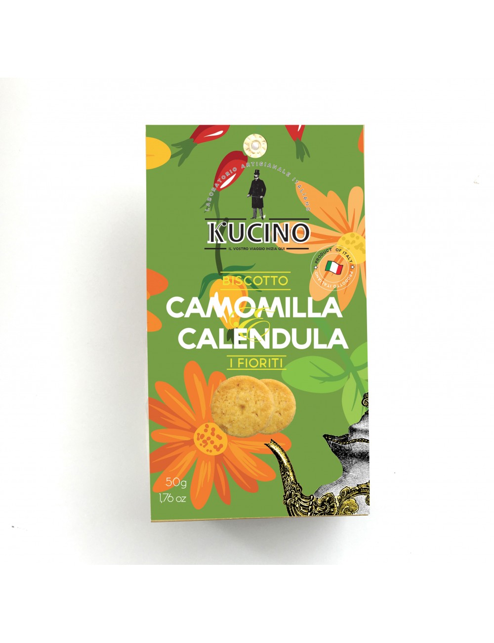 BISCOTTO CAMOMILLA E CALENDULA 50gr