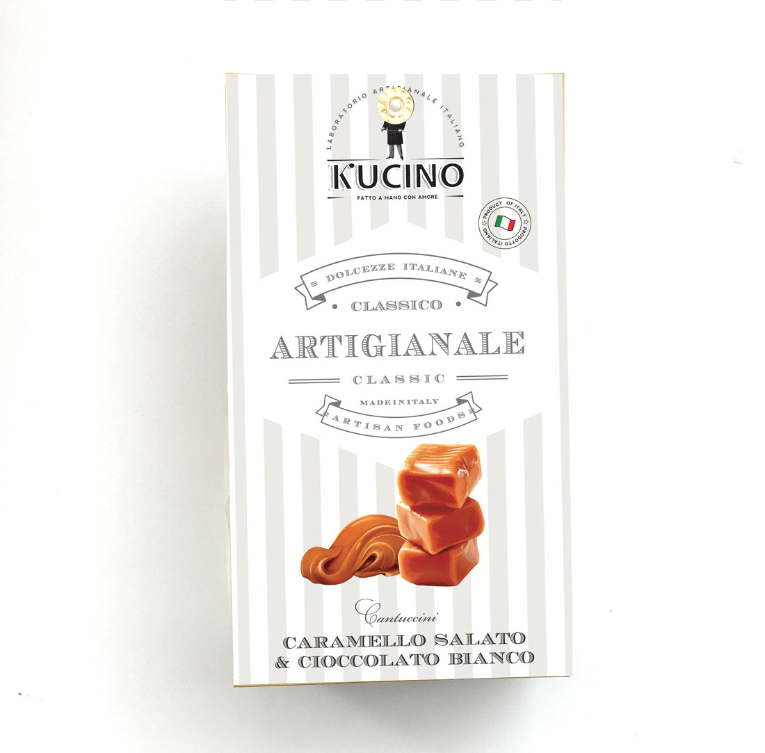 CANTUCCINI AU CARAMEL SALÉ ET CHOCOLAT BLANC