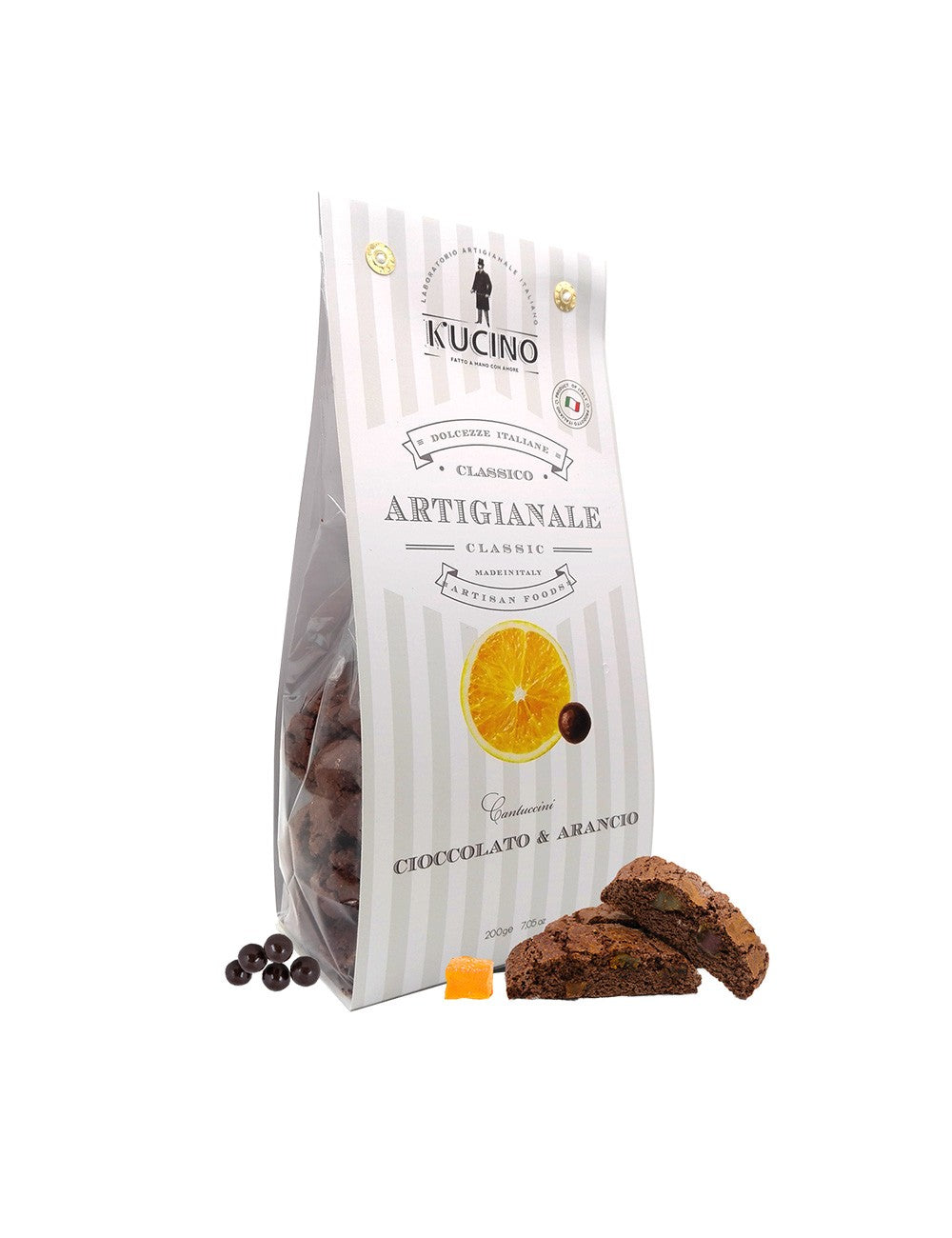 CANTUCCINI AU CHOCOLAT ET À L'ORANGE